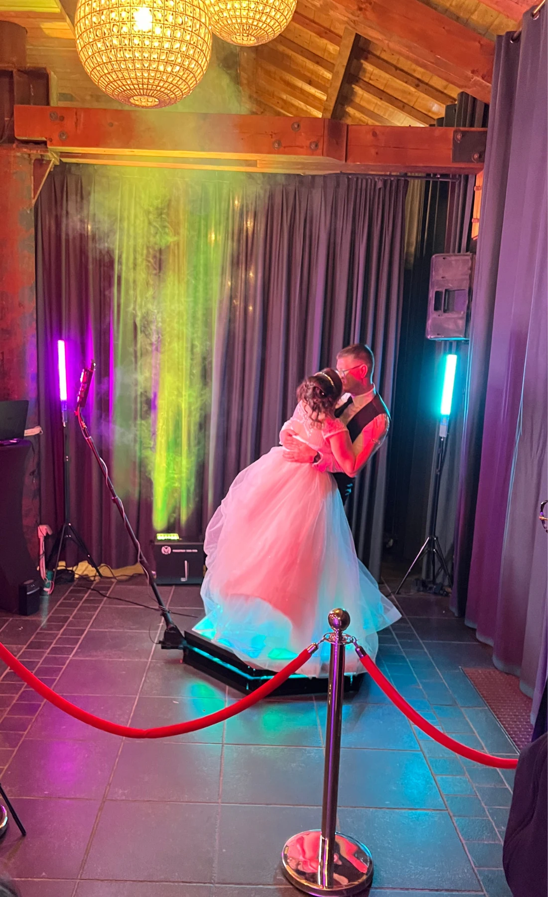 Mariage sur le photobooth 360° videobooth.